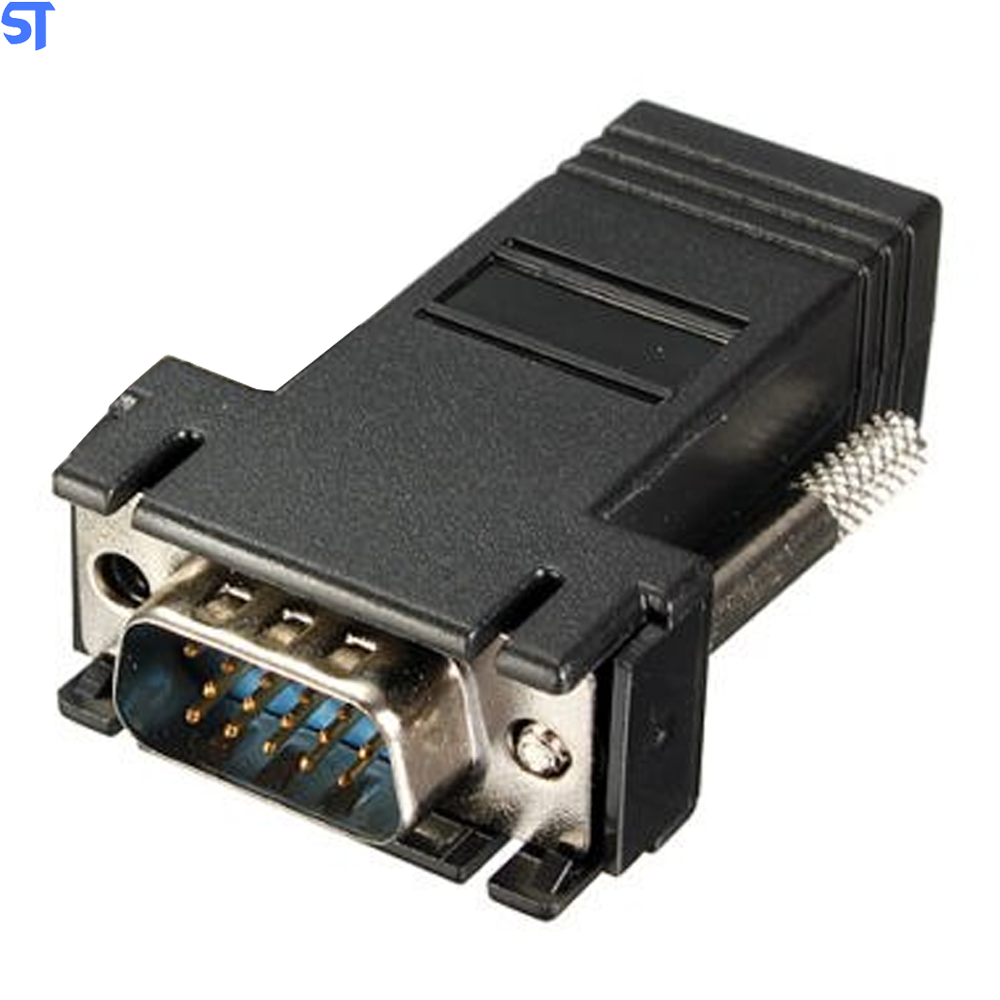 Conector Extensor Vga Macho X Rj45 Cat5/ 6