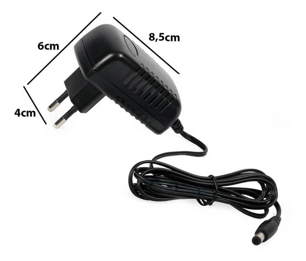 Fonte Ac/Dc 5V 3000mA Bivolt Verde Pino 5.5mm Para Tv Box