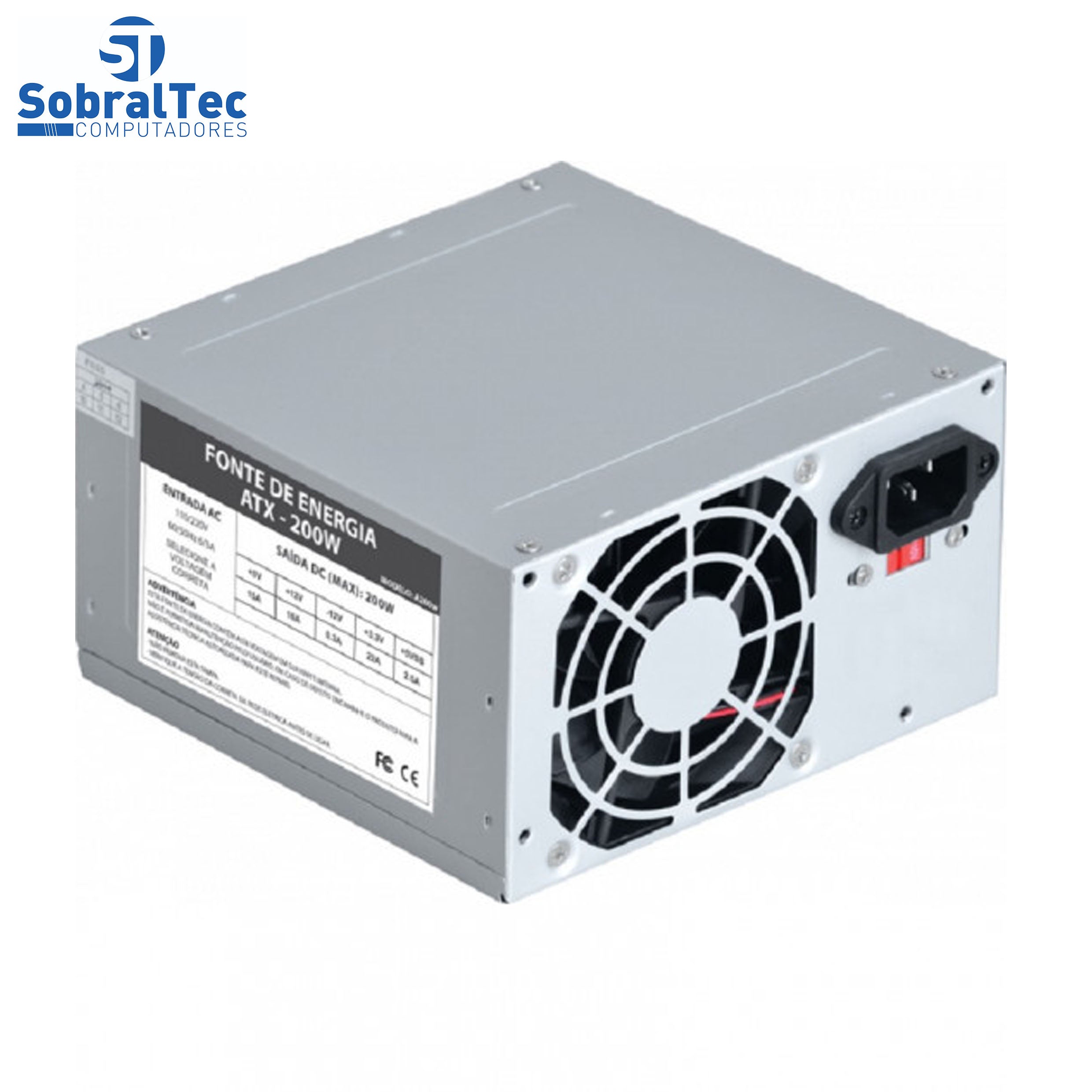 Fonte de Alimentacao ATX Para PC - HDW-0001- FONENG