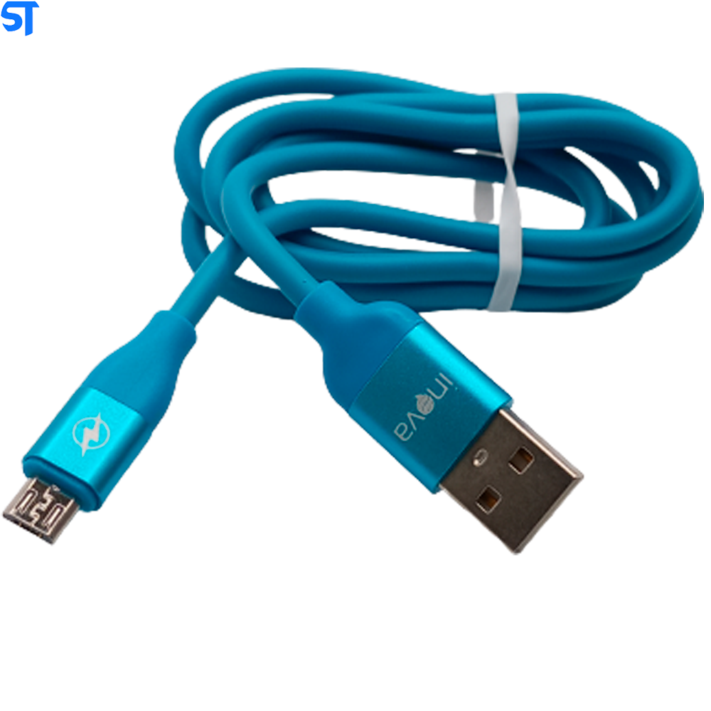 Carregador Veicular Prime Com Duas Usb 2.4A/ 3.4A Inova- Azul