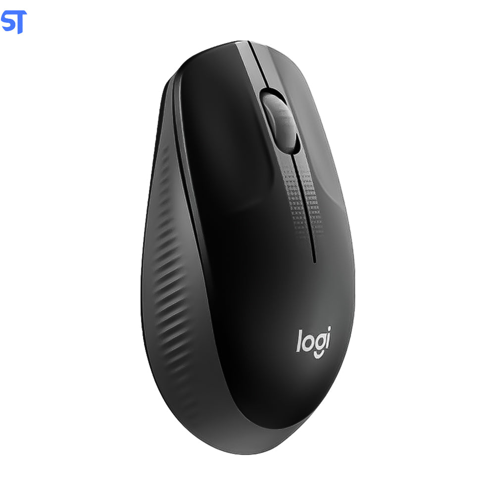 Mouse sem Fio Logitech Óptico 1000DPI 3 Botões - M190 Cinza