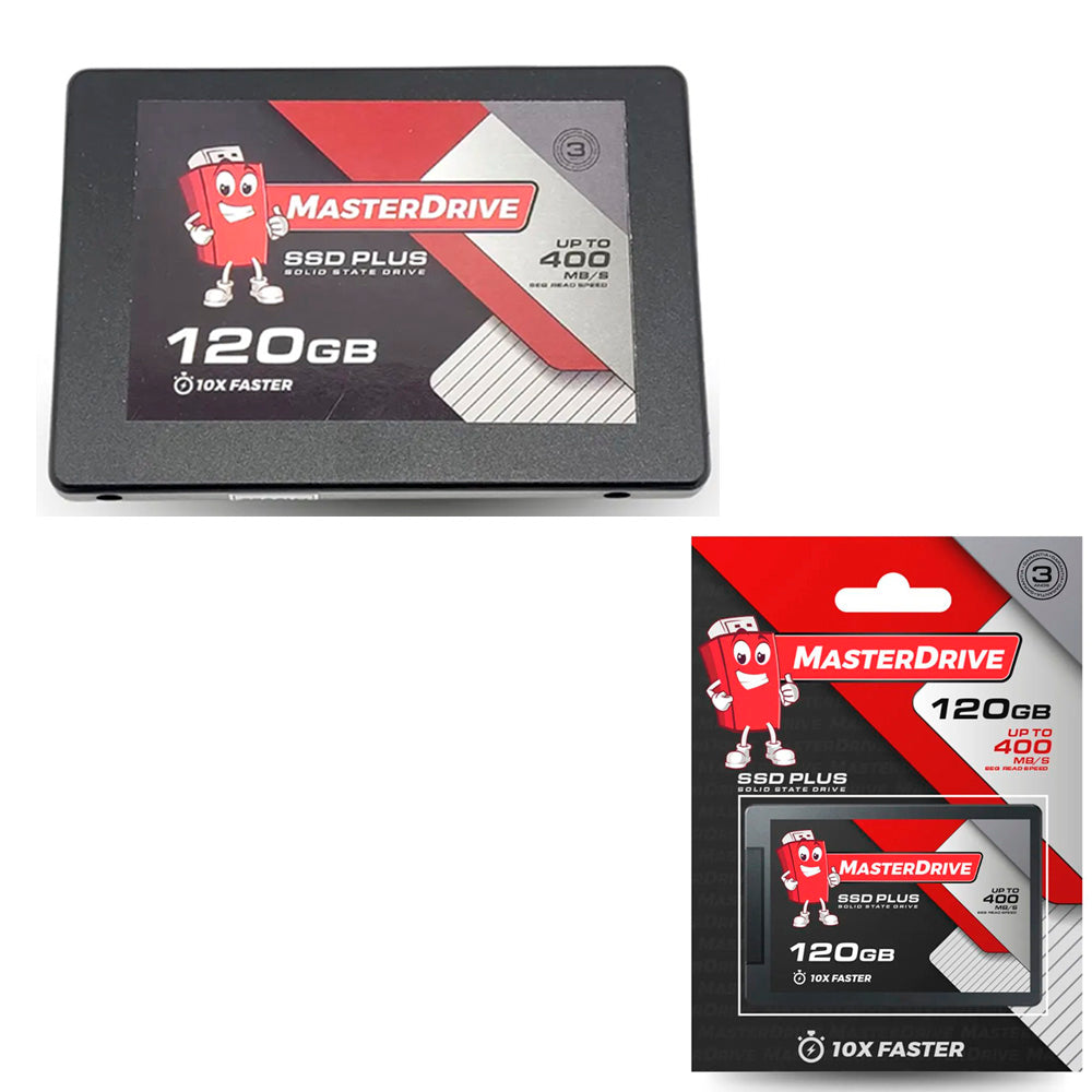 SSD 120GB MasterDrive 400mb/s 10x Faster