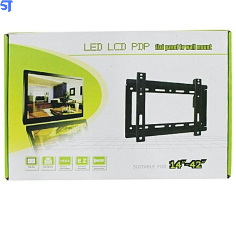 Suporte Para Tv 14' a 42' Polegadas Suporta Até 25Kg Led Lcd Pdp Hd601