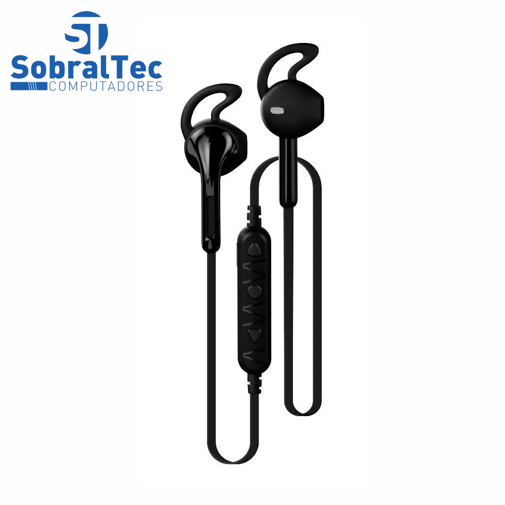 Fone de Ouvido Intra EP-TWS-10BK Bluetooth 5.0 C3Plus Preto