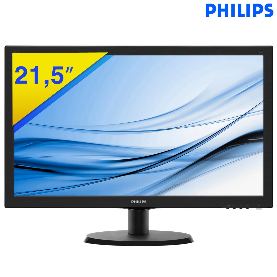 Monitor LCD LED 21,5" Full HD Widescreen Philips 223V5LHSB2- HDMI