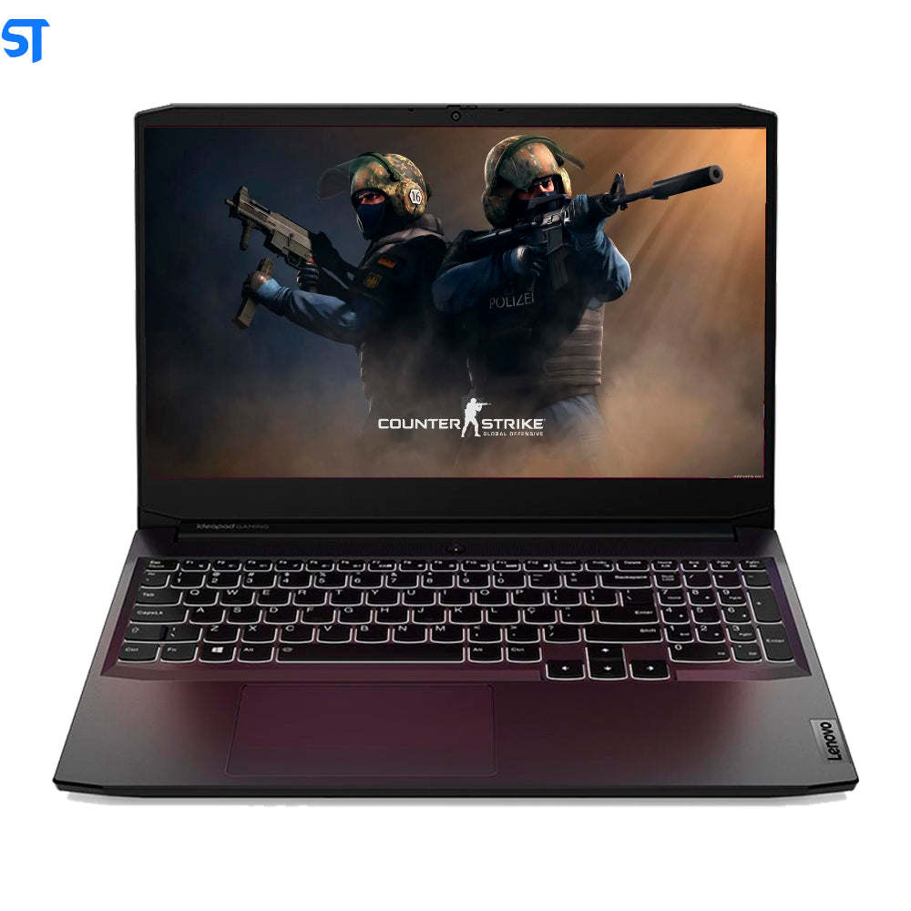 Notebook Gamer Lenovo Gaming 3 Ryzen 7-5800H, GTX1650, 8GB RAM, SSD 256GB, 15.6 Full HD Windows 11 Preto, 82MJ0001BR