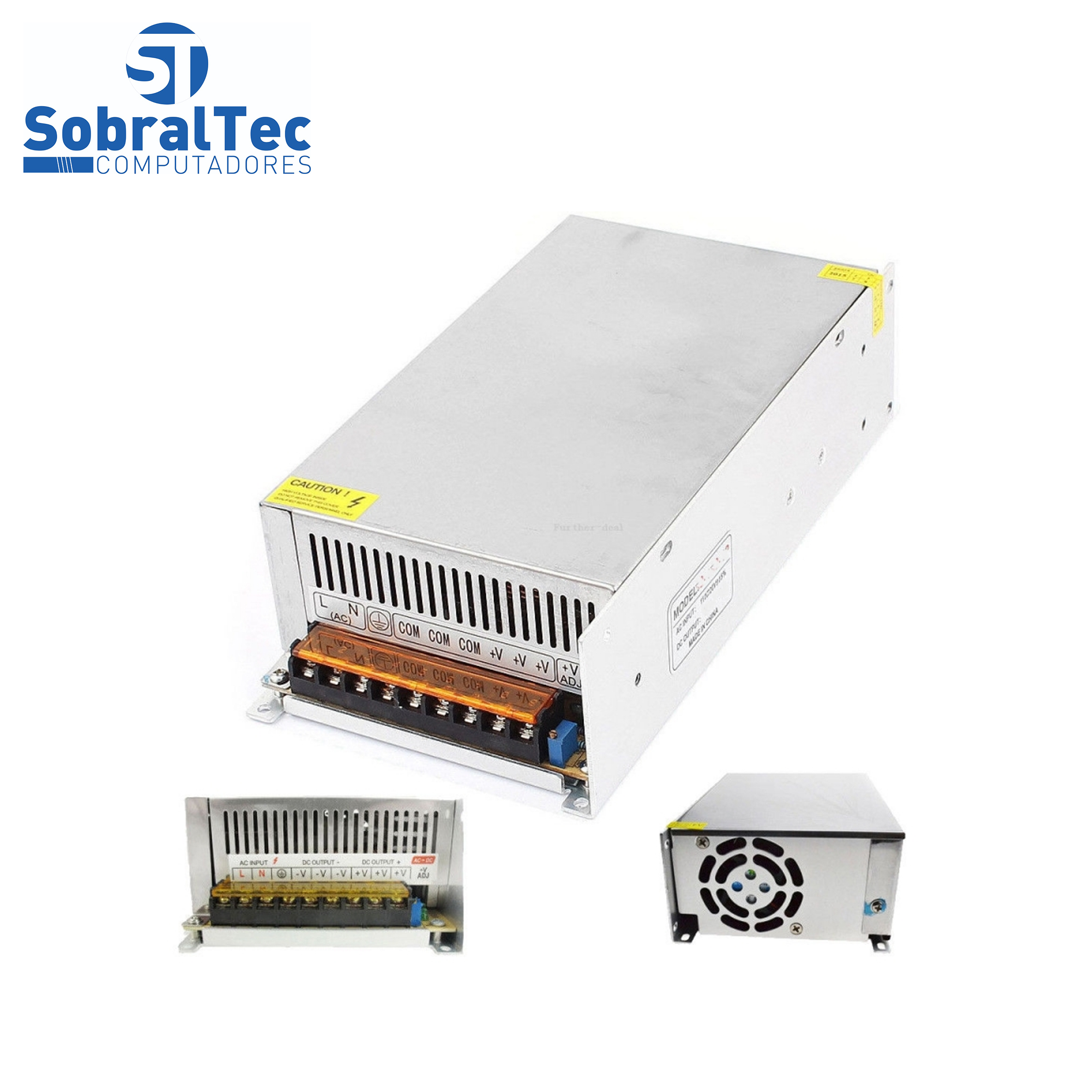 Fonte Chaveada 12V 30A- 110V-220V Sptmled Fn-073