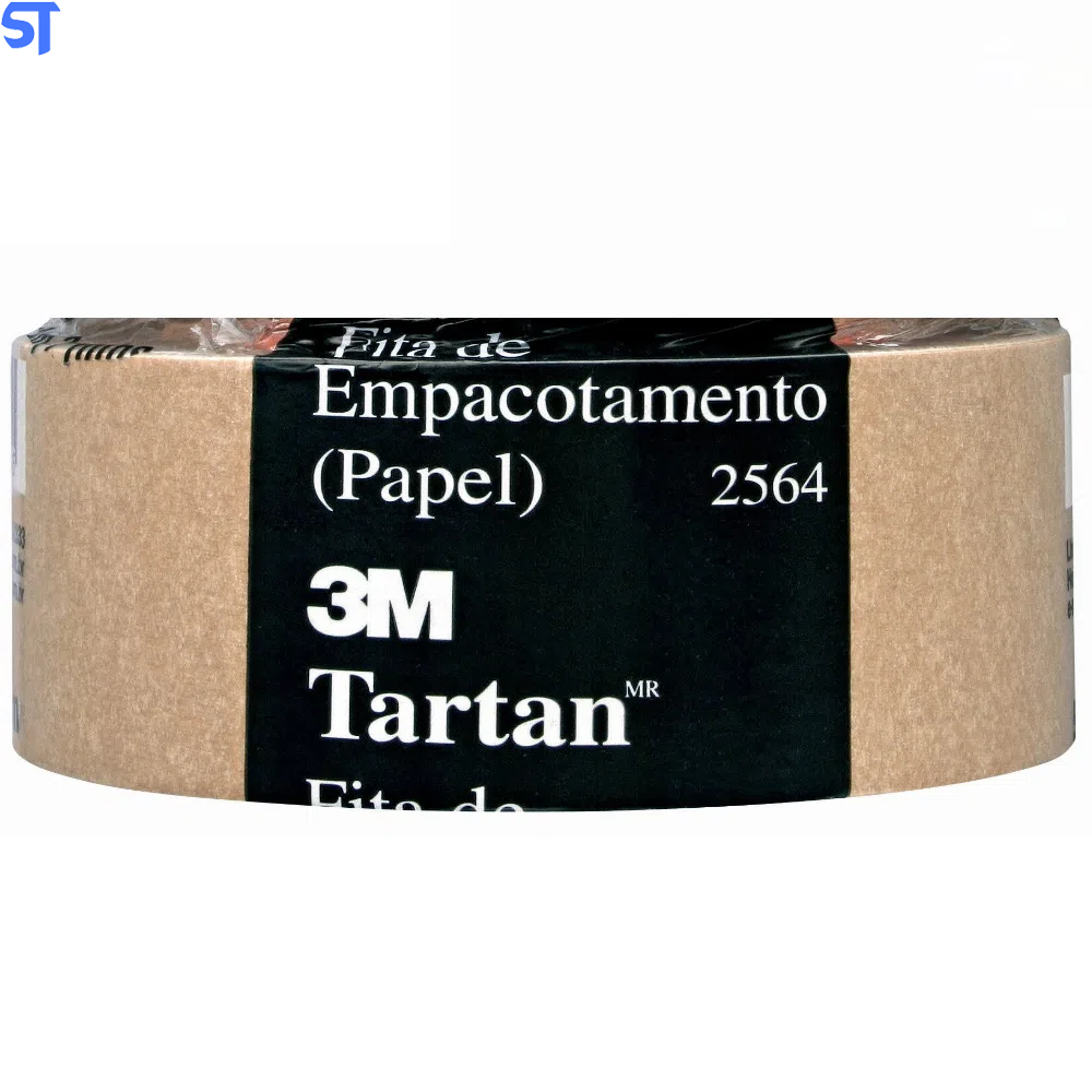 Fita de Empacotamento Tartan de Papel Crepado 38 mm x 50 m (Pacote com 6 rolos)