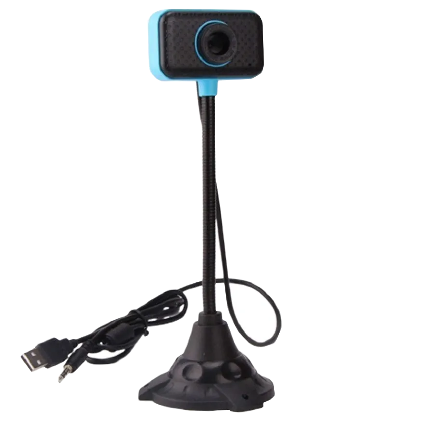 WebCam 480p Usb Com Led e Microfone Usb 2.0 Com Tripé Flexivel