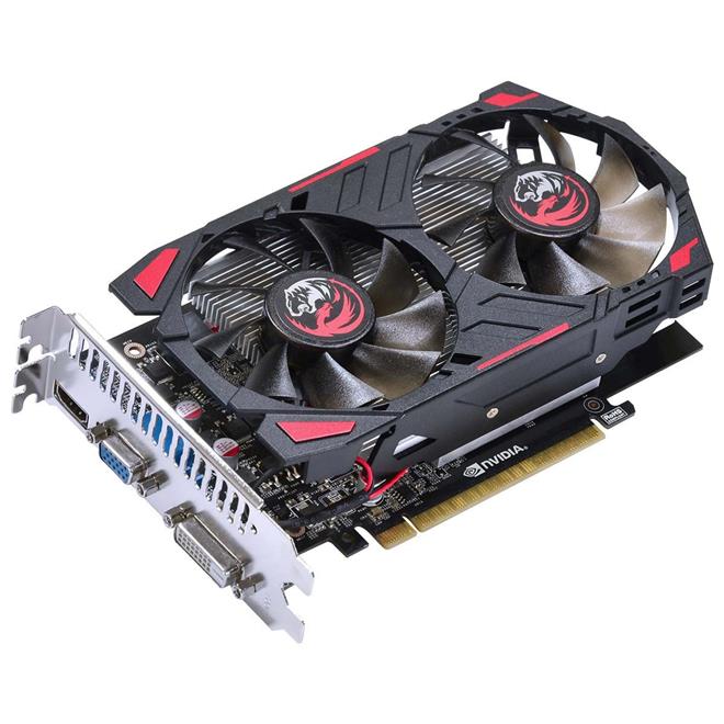 Placa De Video Nvidia Geforce Gtx 750 Ti 2gb Gddr5 128 Bits Dual Fan