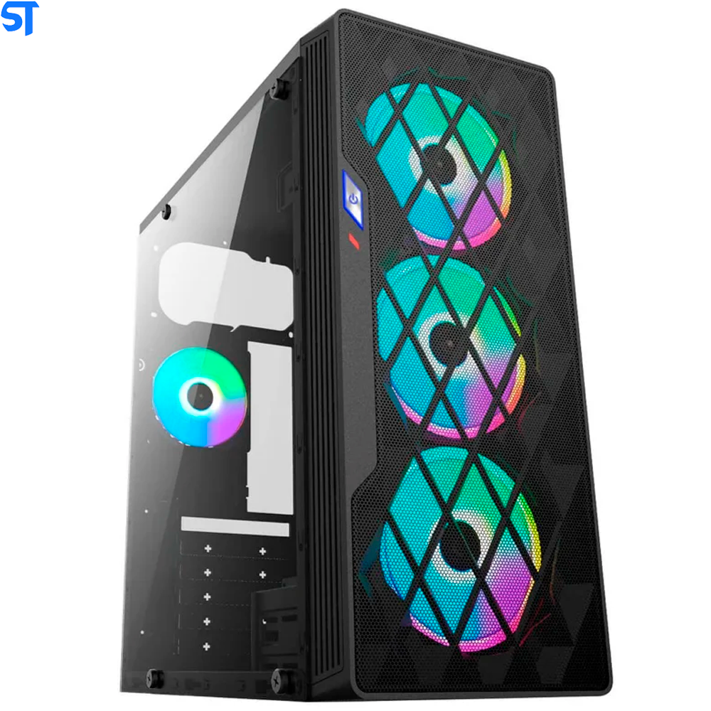 Gabinete Gamer BG-037 Preto Bluecase  S/ Fonte / USB 3.0