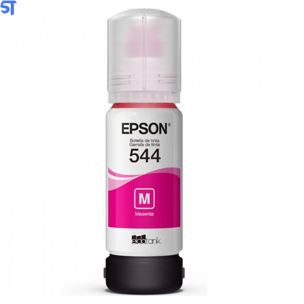 Kit Refil de Tinta 4 Cores Epson 544-Preto/Amarelo/Cyan/Magenta- Original Para L3110/L3150/L3250