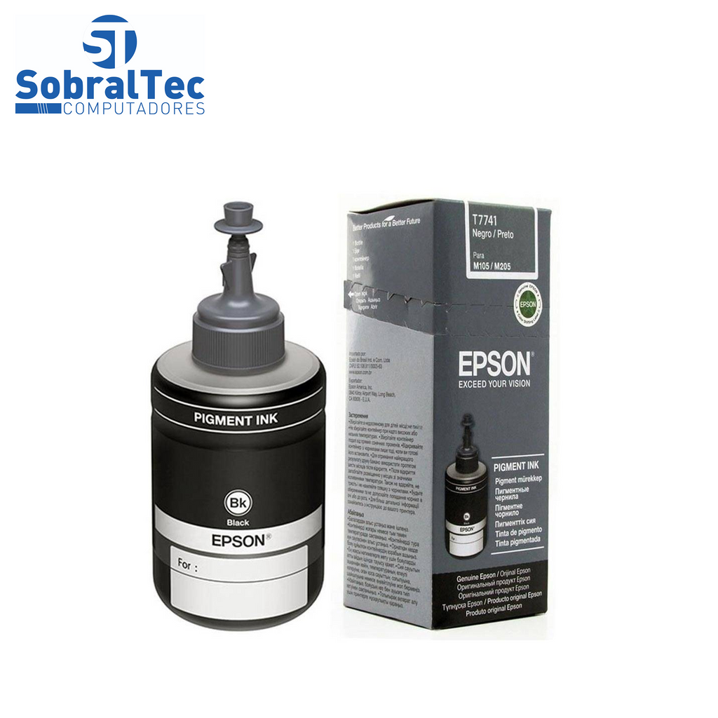 Refil de Tinta Epson Preto 6.000 Paginas  T774120 AL