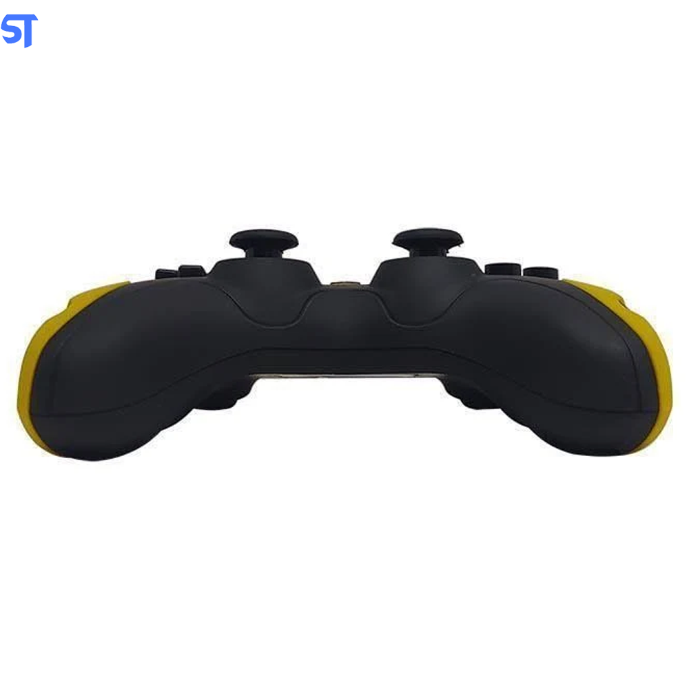 Controle Gamer Knup Joystick USB Guerra, Compatível para PS3 e pc Preto com Amarelo  - KP4040