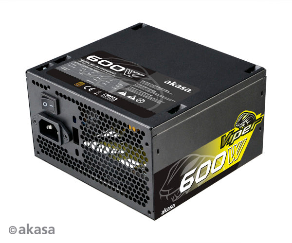 Fonte ATX Real 600W Akasa 80 Plus Bronze Viper Power (PFC Ativo) (Modular) (AK-PA060AF07M)