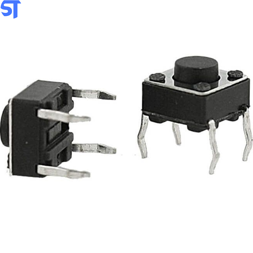 Botão Chave Tactil 6x6x4,3mm 180 Graus