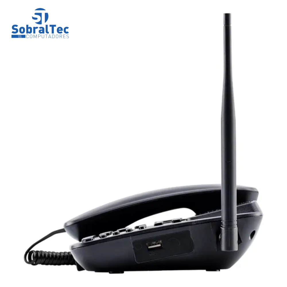 Telefone Celular Fixo Intelbras Dual Chip CF4202 GSM Preto