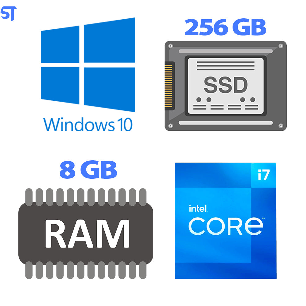 Computador Mini Micro ATX Slim Core i7- 3th 3770,  Memória 8GB, SSD 256GB - Vertical e Horizontal / MINI-ITX