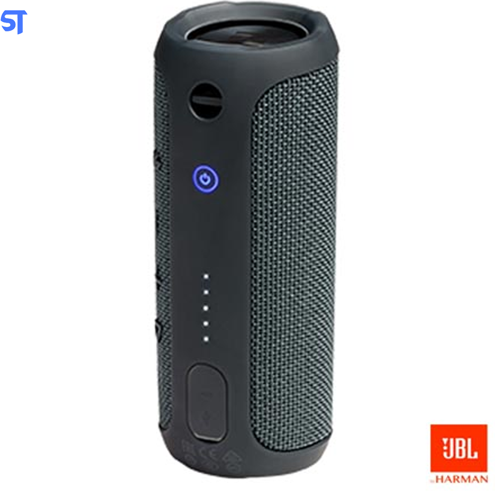 Caixa de Som JBL Flip Essential Gun Metal Bateria de Até 10h, à Prova D'água IPX7, Potência de 16W RMS