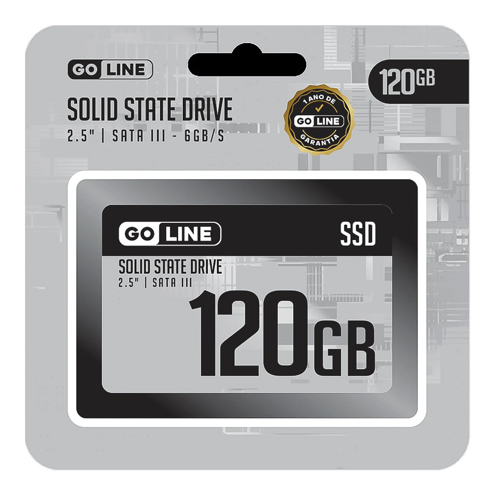 SSD Goline 120GB  Preto  SATA 3.0  2.5