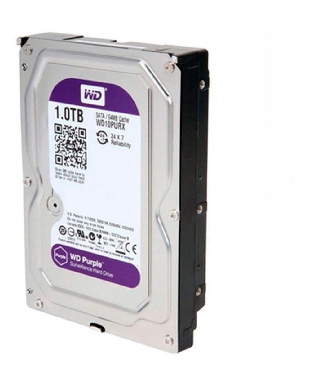 Hd Int. Para Dvr Western Digital 1.0 Tera Sata 3- 6Gb/s WD10PURZ