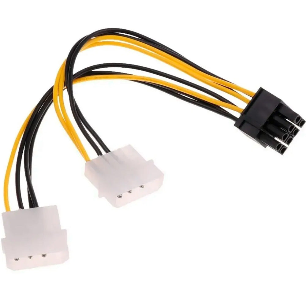 Cabo Adaptador Pci-express 6 Pinos Alimenta Placa De Vídeo