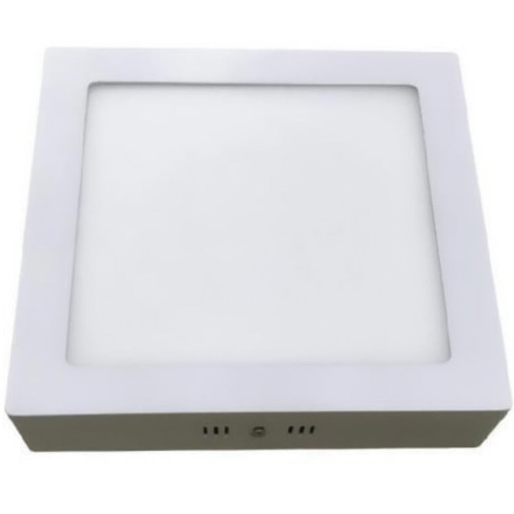 Painel de Sobrepor LED Avant 18W Bivolt, Quadrado, 20,5 x 20,5 cm, 6500K BrancoV AI Aluminio