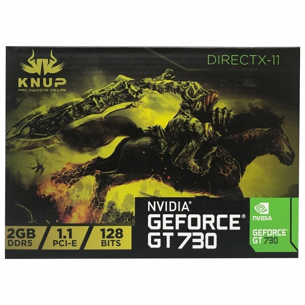 Placa De Vídeo Nvidia GeForce GT 730 2GB DDR5 128 Bits Directx 11 Knup KP-GT730