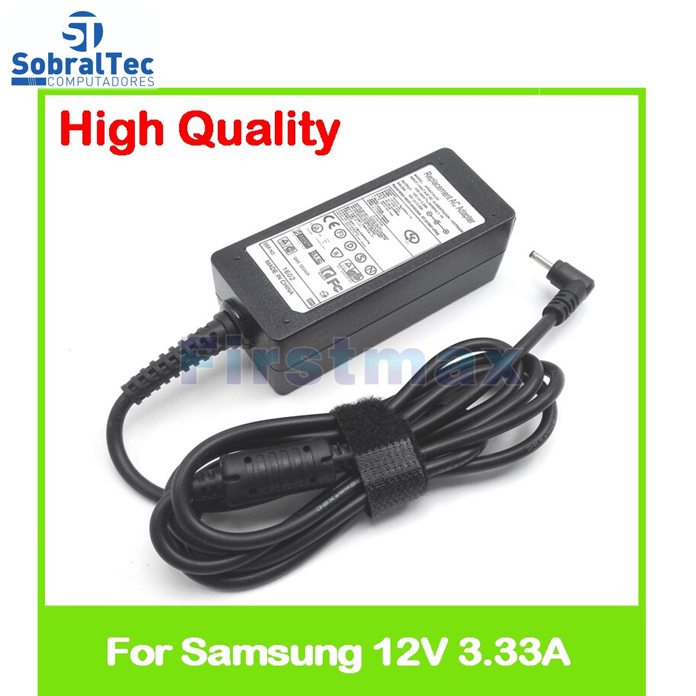 Fonte de Alimentação 12v 3,33a 40w Para Samsung Chromebook 3 | XE500C12 XE500C13