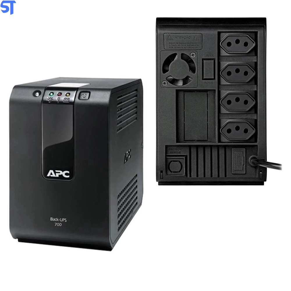 Nobreak APC Back UPS 700VA 600W Bivolt 115V/220V BR