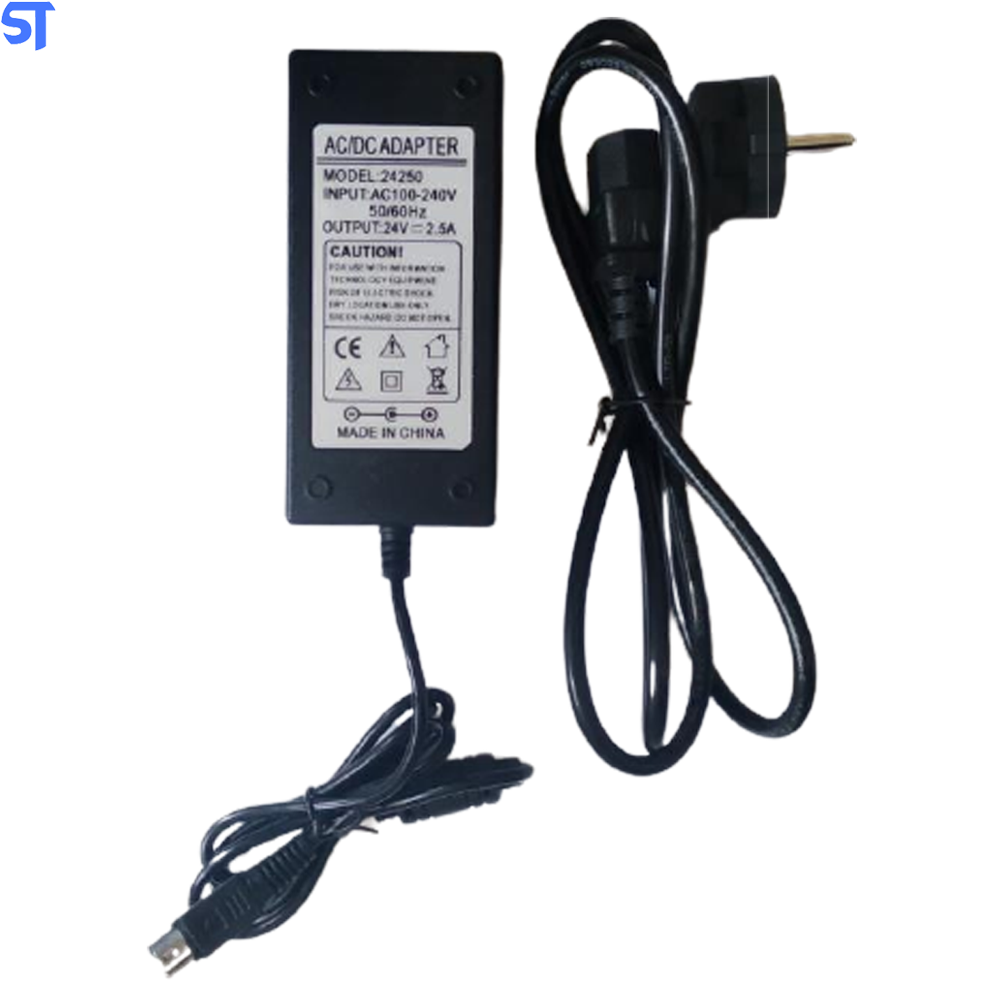 Fonte Para Impressora Epson 24V 2.5A 24250 Com Cabo De Força