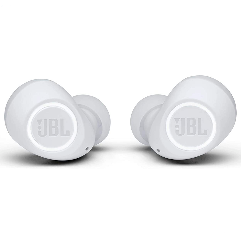 Fone de Ouvido Sem Fio JBL In Ear True Wireless Free II TWS, Bluetooth 5.0, Fast Pair, à Prova de Respingos, Branco