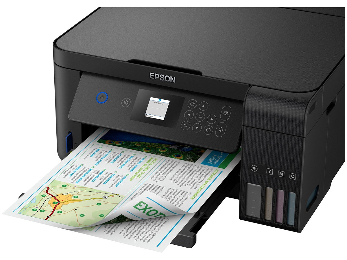 Impressora Multifuncional Epson EcoTank L4160 - Tanque de Tinta Colorido Wi-Fi USB- C11cg23302
