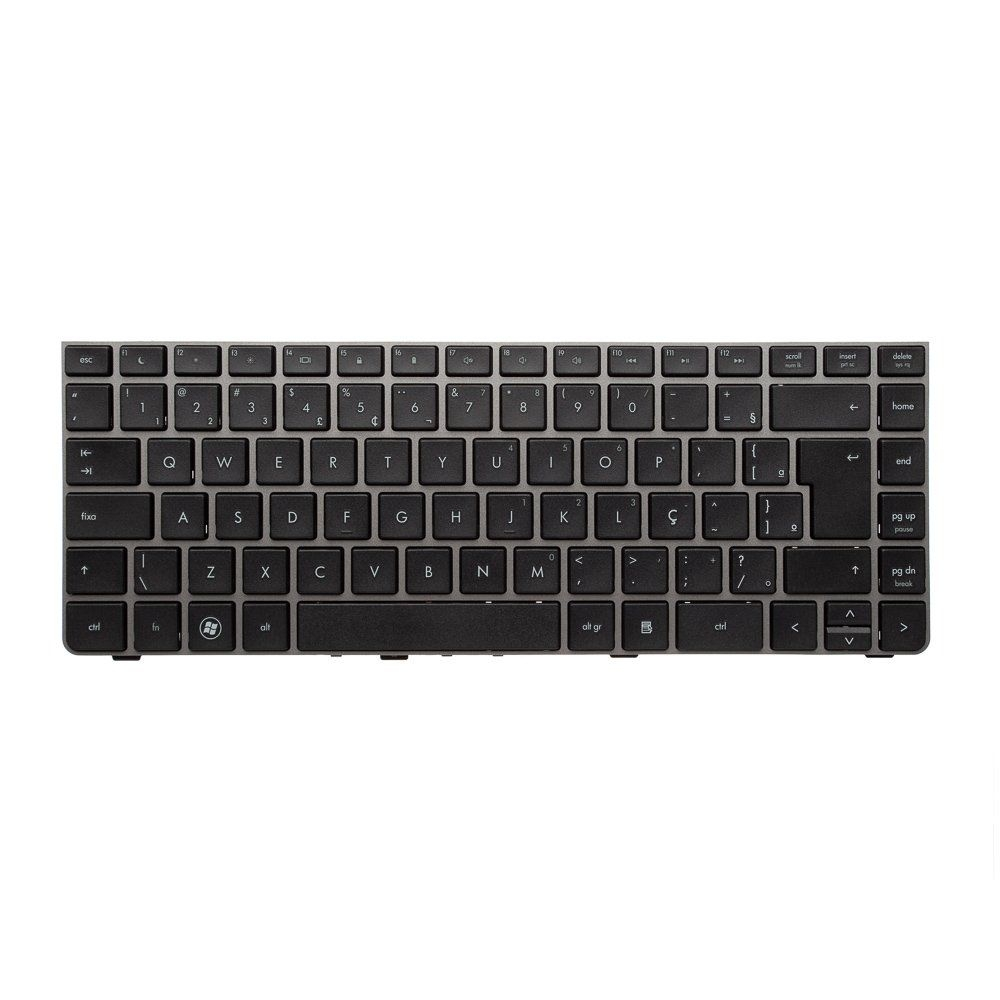 Teclado Notebook Hp Probook 4430S 4331S 4430S 4431S  Preto  Br  Moldura Cinza Pn-MP-10L98PA-930