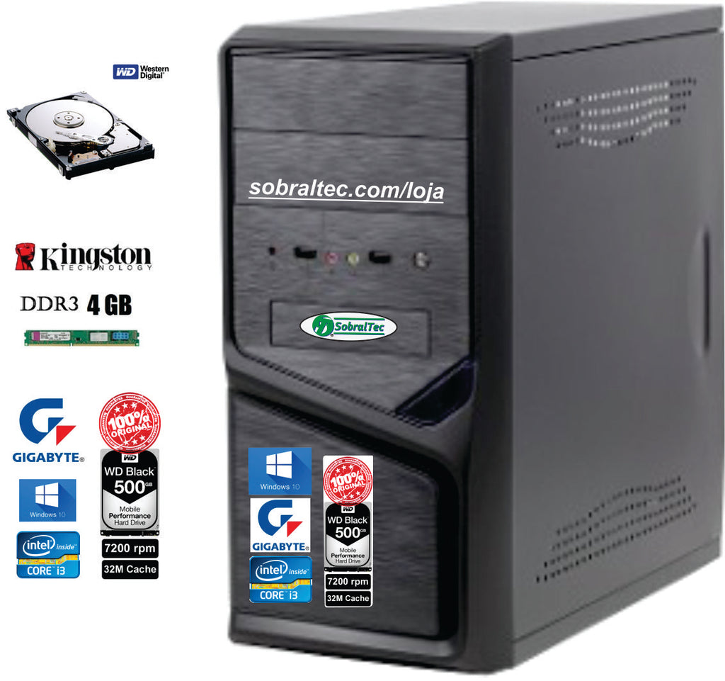 Computador Celeron J1800 2.41 Ghtz Ssd 120 Gb Memória Ran 4 Gb