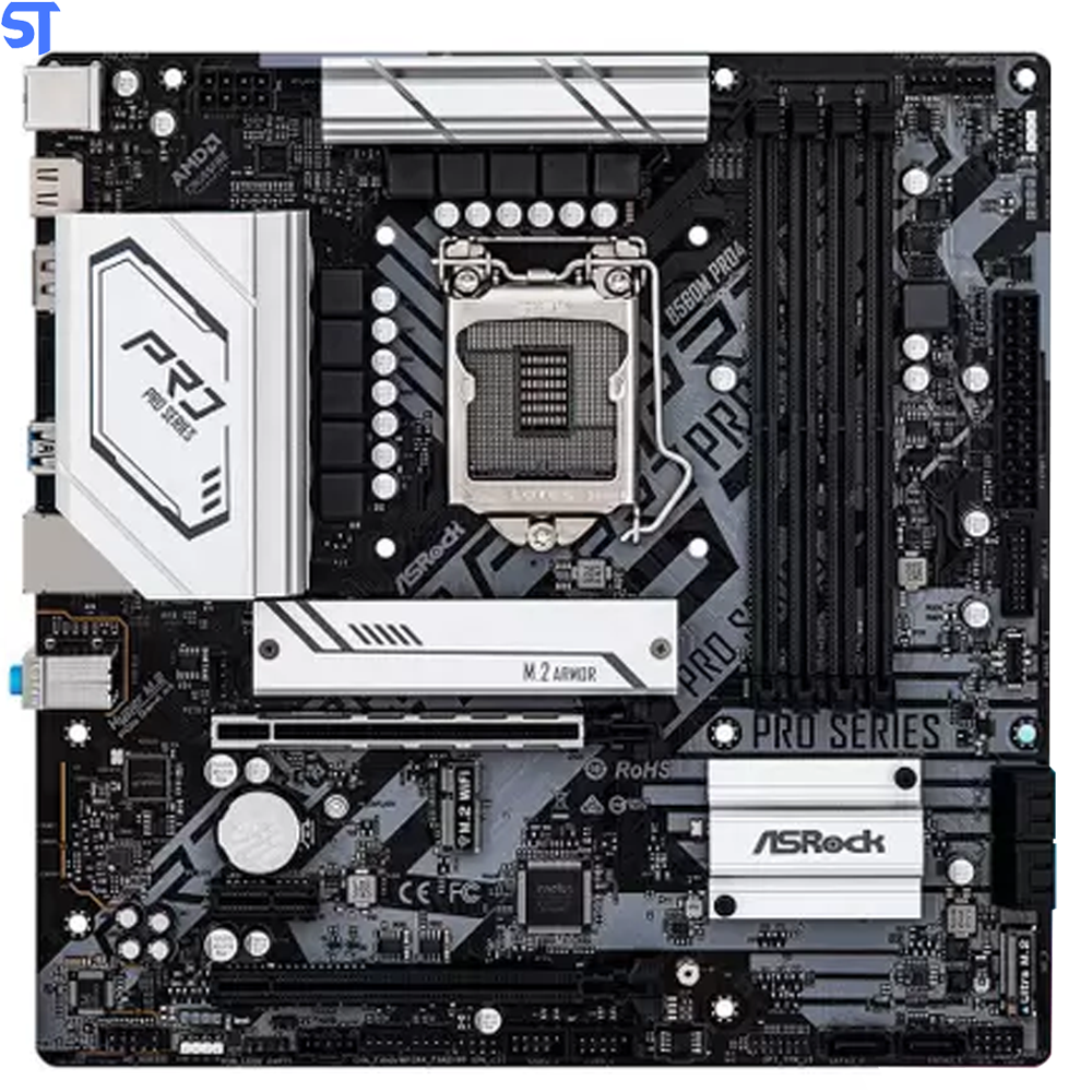 Placa Mãe Asrock B560M PRO4/ Soquete LGA1200/ DDR4