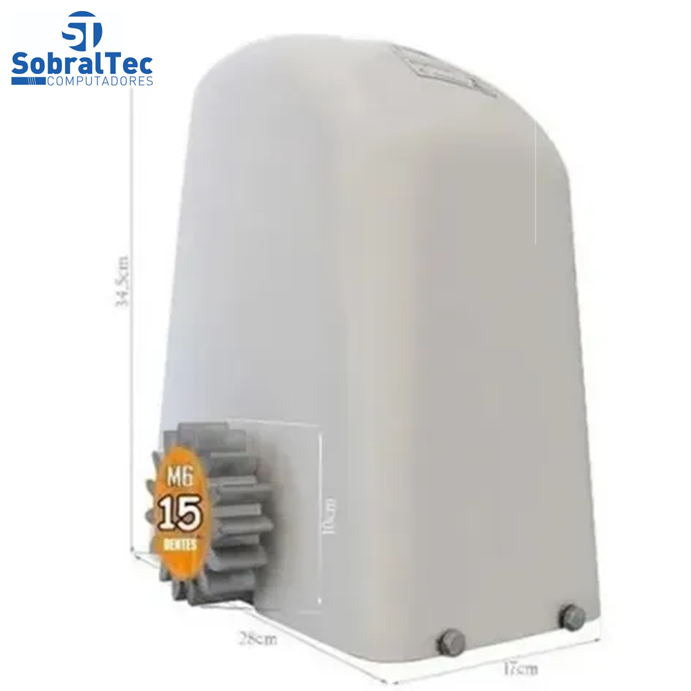 Motor de Portão Mov Deslizante Dzi 2.5 M6 Sensor Hall 220V - Rossi