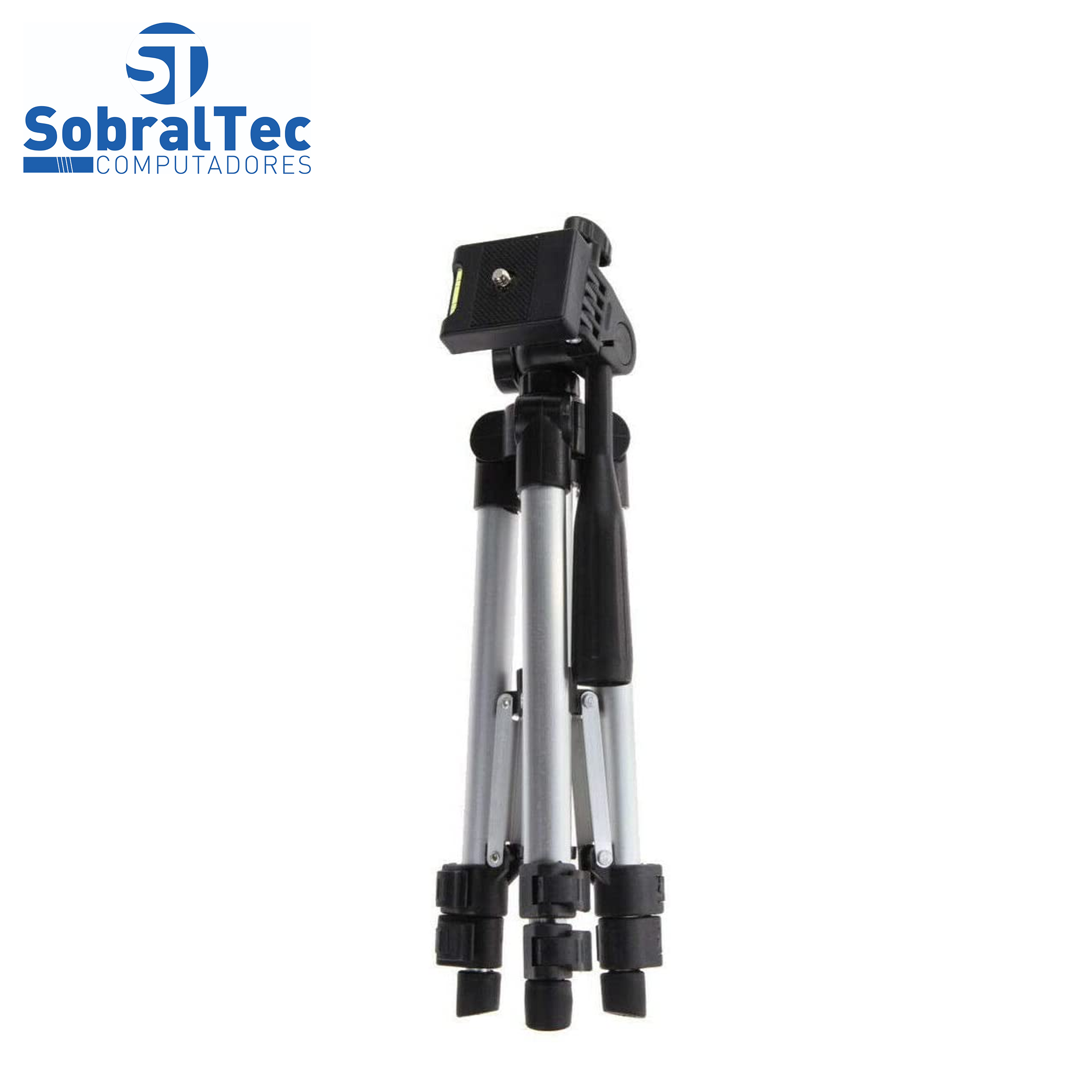 Suporte Tripé Portátil De Alumínio 1Mt Celular Câmera Com Suporte Para Celular e Capa Tripod 3110