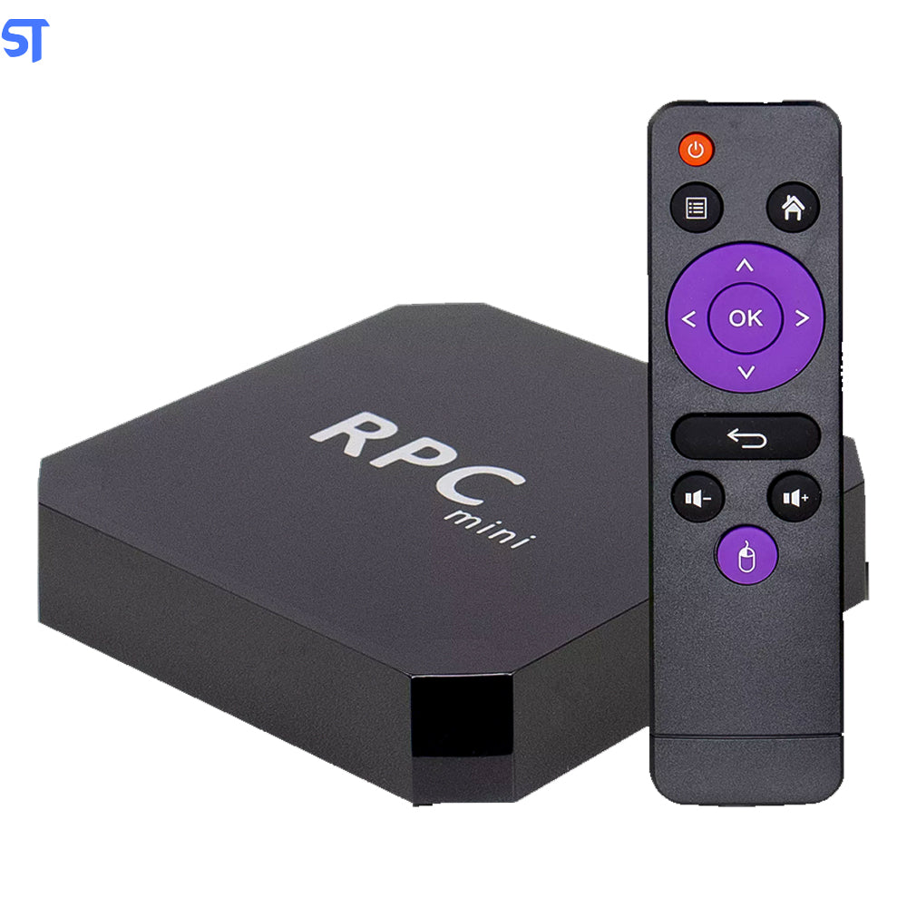 Receptor Sate TV Box RPC Mini 8K 16 RAM / 128GB / Android 10.1 - Preto