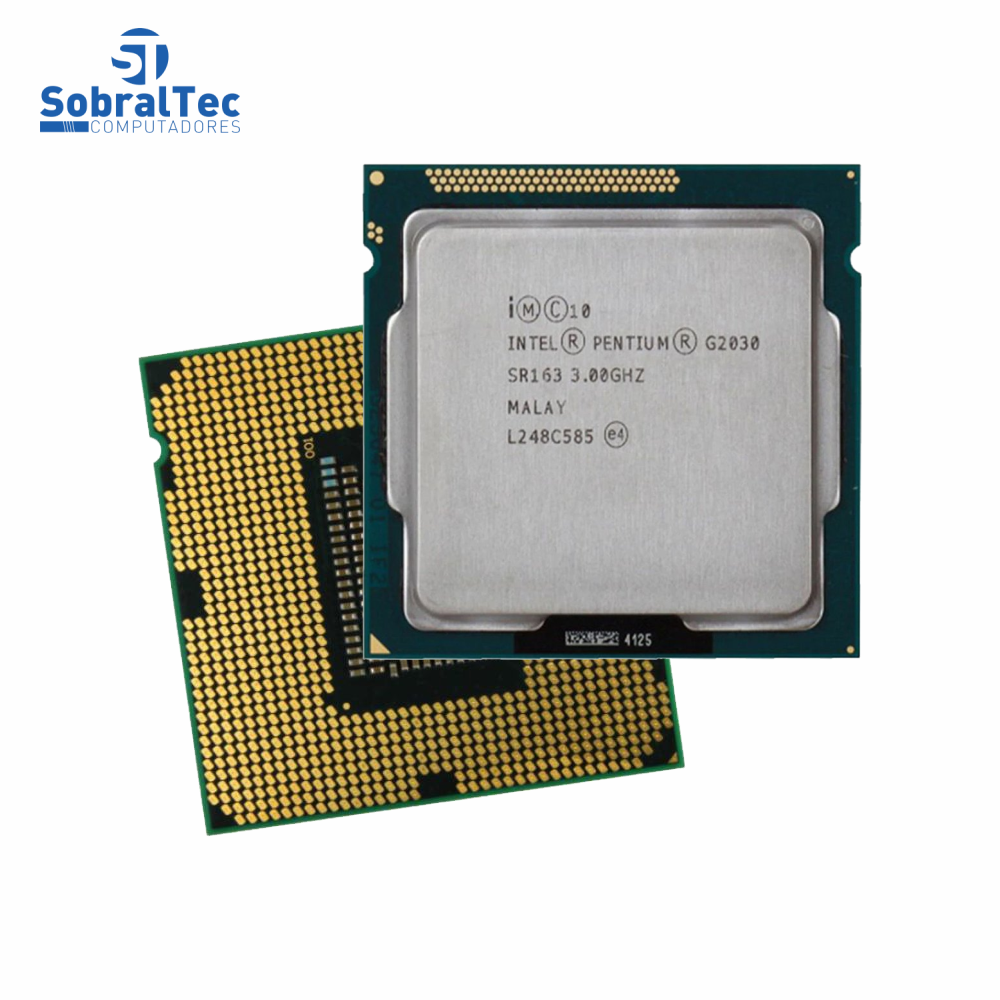 Processador Intel Pentium Dual Core G2030 3M Cache Soquete 1155 2 Núcleos 2 Threads 3.00 GHz