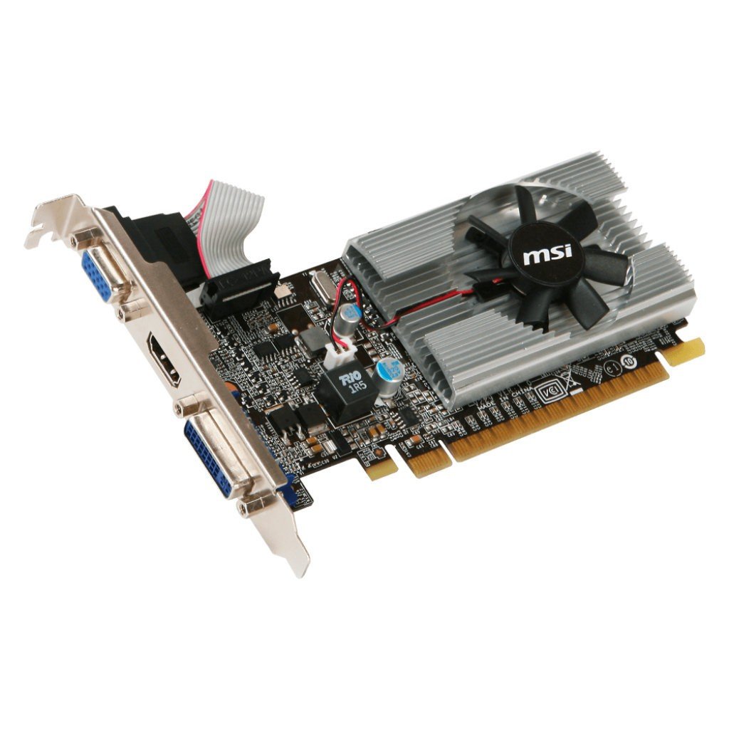 Placa de Vídeo MSI GeForce N210 1GB DDR3 PCI-Express