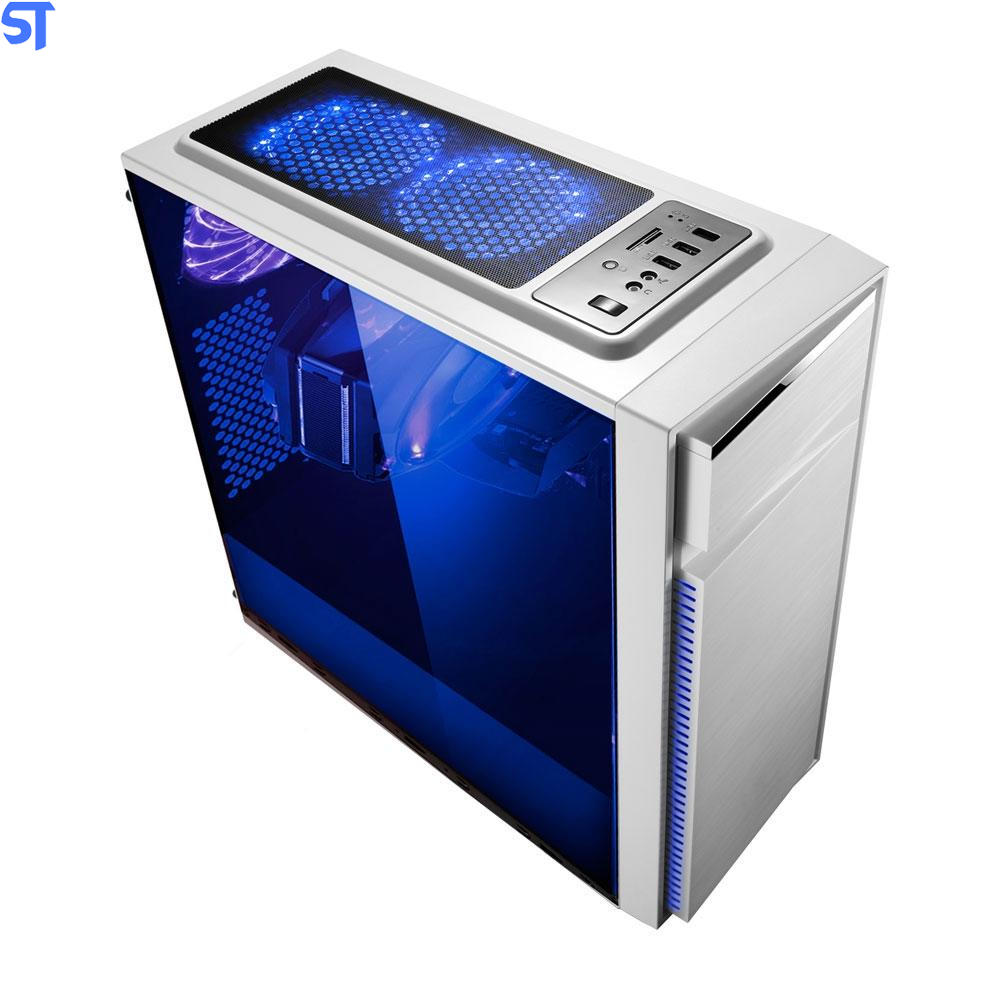 Gabinete Gamer Bg-015 Branco Bluecase - S/ Fonte / Usb 3.0 Frontal