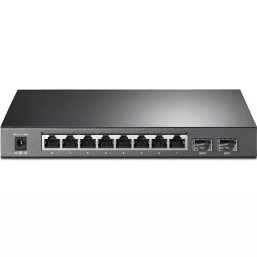 Switch TP-Link 8 Portas 10/100/1000Mbps TL-SG2210P POE 2SFP T1500G-10PS