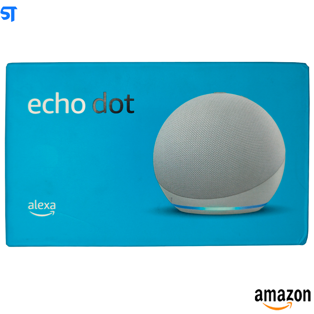 Echo Dot 4ª Geração Smart Speaker com Alexa Inteligência Artificial - Cor Branca