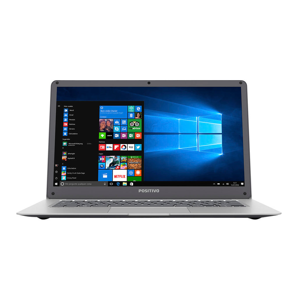 Notebook Positivo Quad Core 2GB 32GB SSD Tela 14” Windows 10 Motion Q232A- Kit-Tel