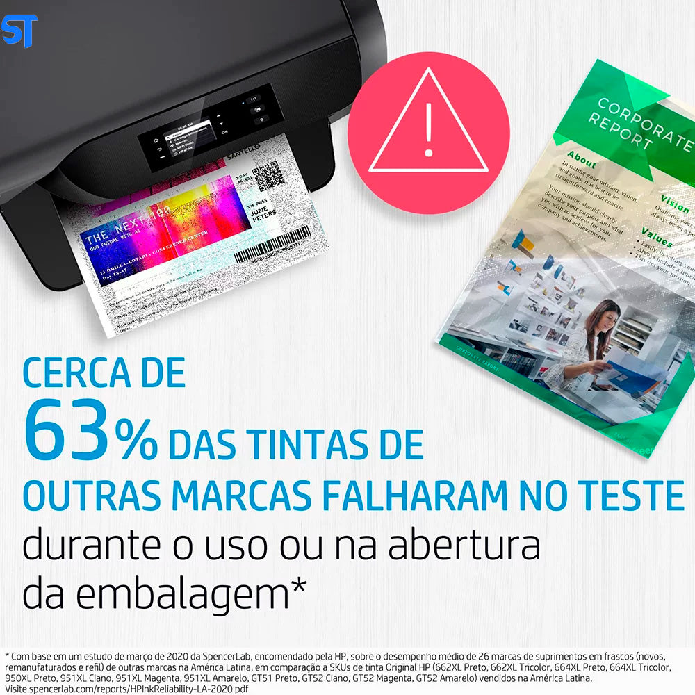 Cartucho HP 954 Preto Original L0S59AB Para HP Deskjet 7720 7740 8210 8710 8720