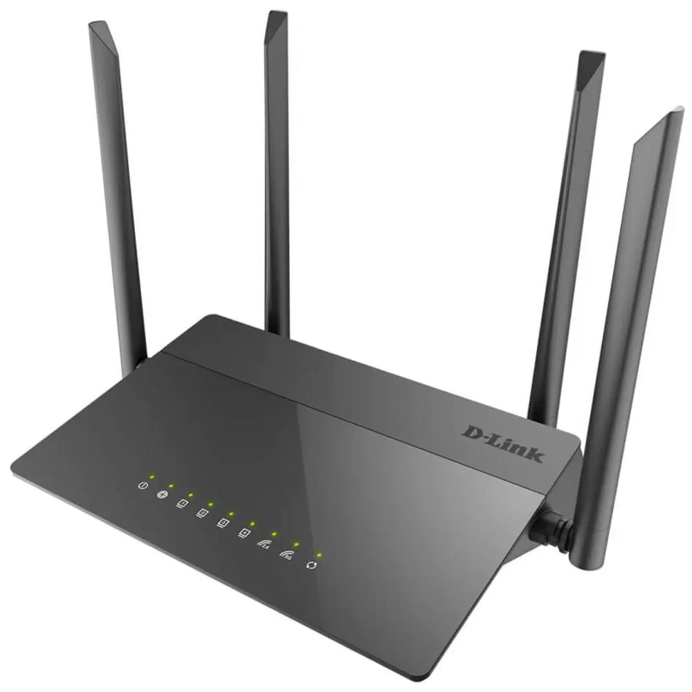 Roteador Wireless D-Link Ac1200 Dir-842 Dual Band 4 Antenas 5dbi Gigabit Ipv6 10/100/1000 - Dir-842