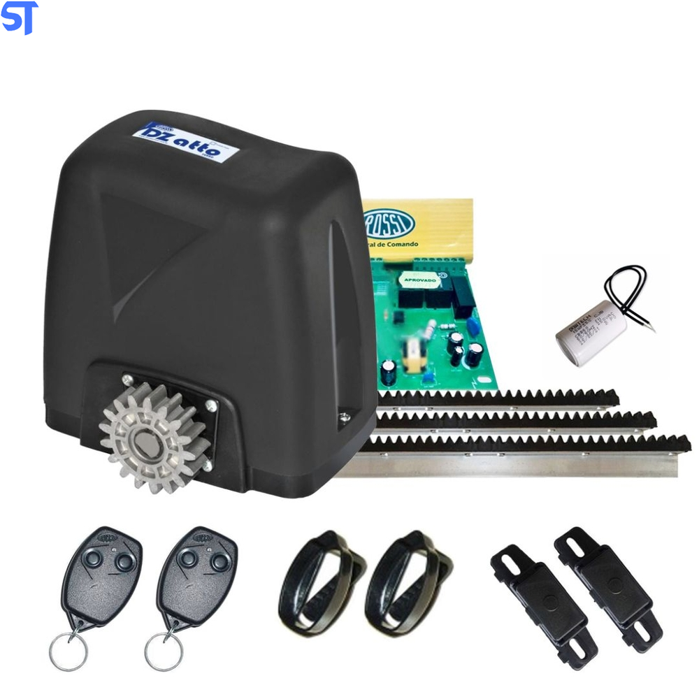 Kit Motor de Portão Deslizante Rossi Dz Atto 36 Turbo 220v 350kg