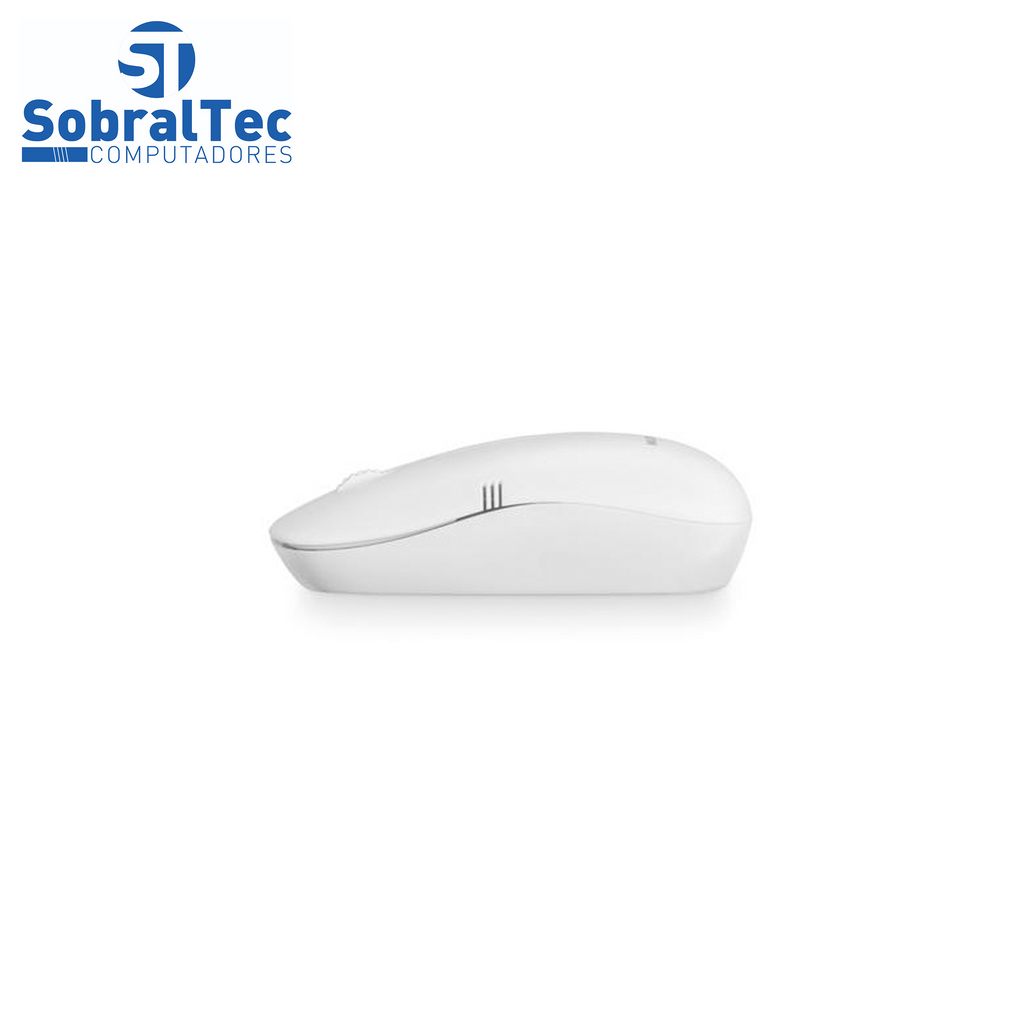 Mouse Sem Fio Multilaser, Branco - MO286