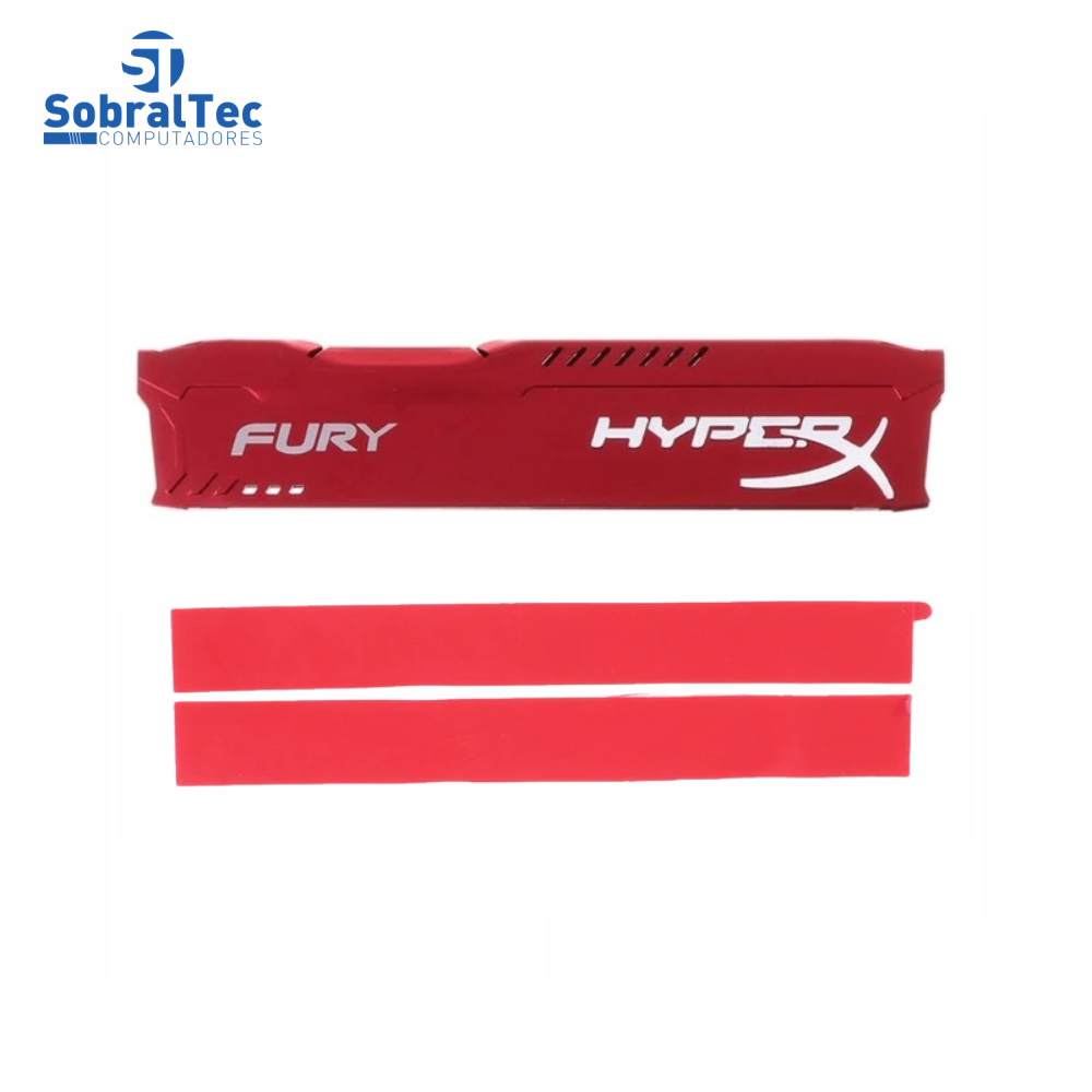 Dissipador De Memória Ram Ddr3 Ddr4 Para Desktop Thermal Pads HyperX Fury